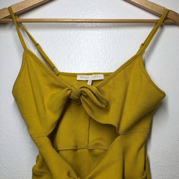 Etophe Studios Yellow Sleeveless Body Suit - Picture 8 of 8